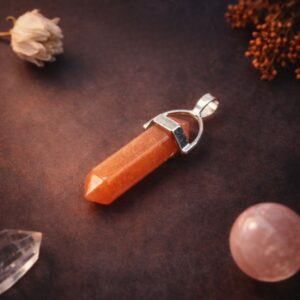 Red Aventurine Pencil Pendant
