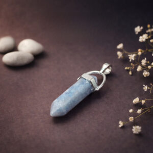 Blue Aventurine Pencil Pendant