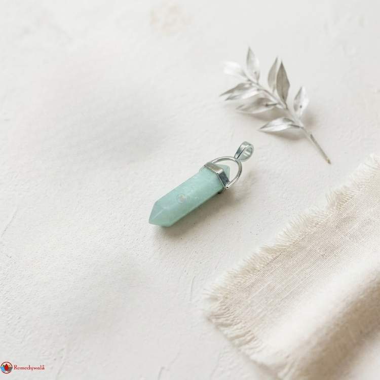 Amazonite Pencil Pendant