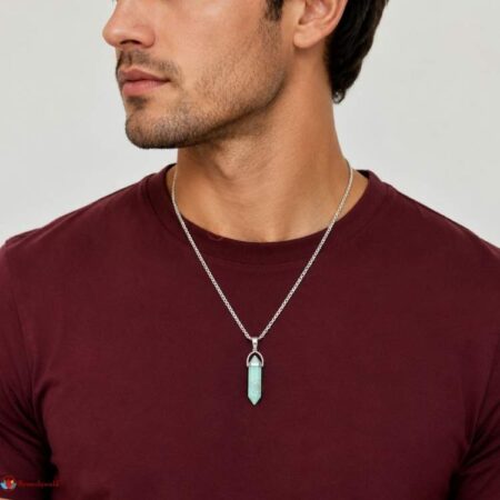 Amazonite Pencil Pendant