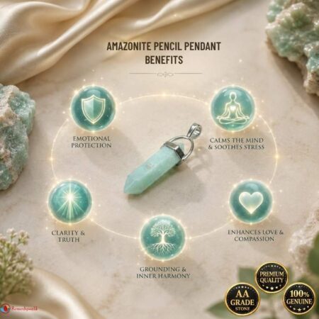 Amazonite Pencil Pendant