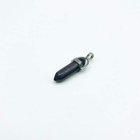 Blue goldstone Pencil Pendant