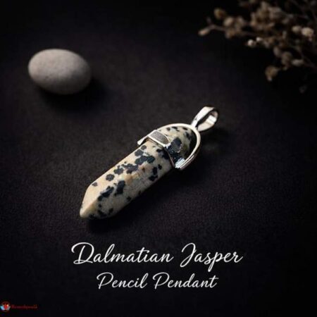 Dalmatian Jasper Pencil Pendant