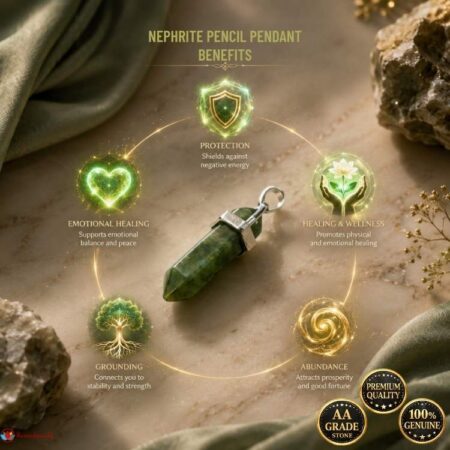 Nephrite Pencil Pendant