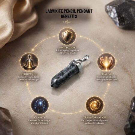 larvikite Pencil Pendant