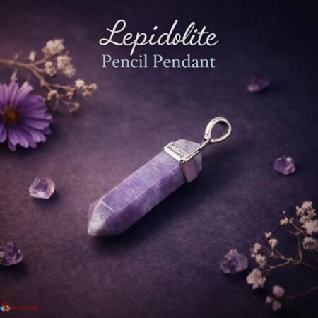lepidolite Pencil Pendant