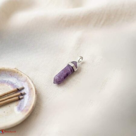lepidolite Pencil Pendant