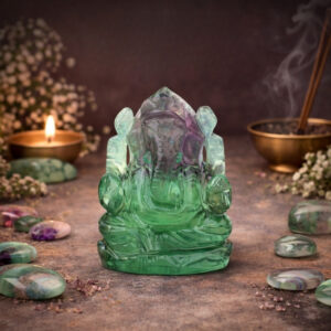 Multicolor Fluorite Ganesha