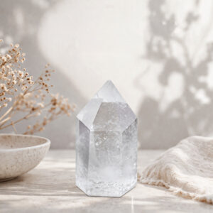 Natural Clear Quartz Raw Tower