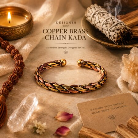 Designer Copper Brass Chain Kada