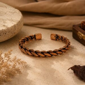 Chain Link Designer Copper Kada