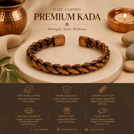 Chain Link Designer Copper Kada