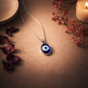 Evil Eye Oval Pendant