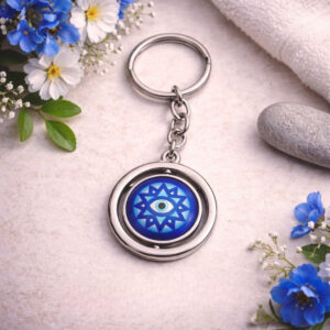 Greek Evil Eye Keychain