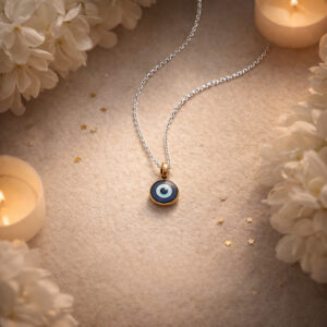 Blue Evil Eye Pendant(Golden)