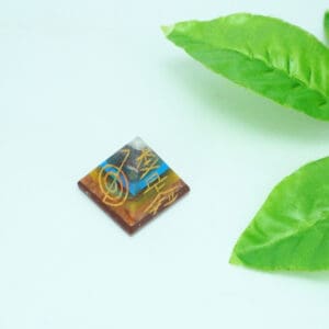 7 Chakra Bonded Pyramid Reiki Carved