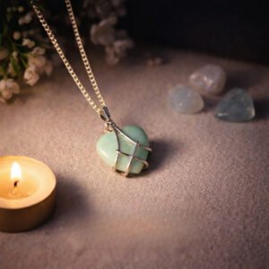 Green Aventurine Heart Pendant
