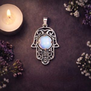 Opalite Humsa Pendant