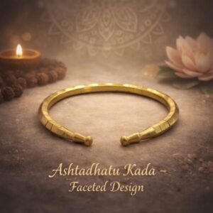 Ashtadhatu Kada - Faceted Design