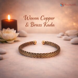 Woven Brass Kada