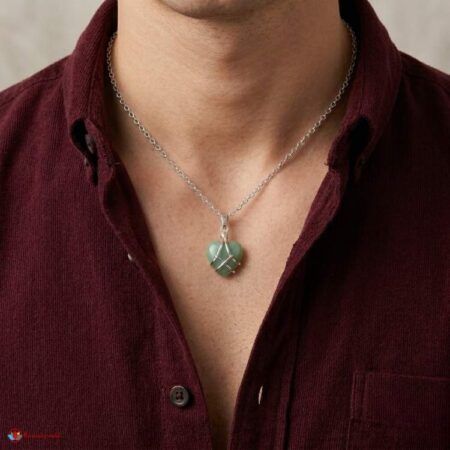Green Aventurine Heart Pendant