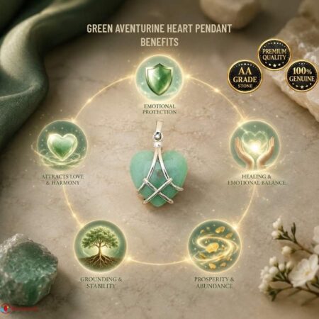Green Aventurine Heart Pendant