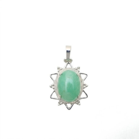 Green Aventurine Star Frame Pendant