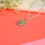 Green aventurine star frame pendant (3)
