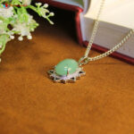 Green Aventurine Star Frame Pendant