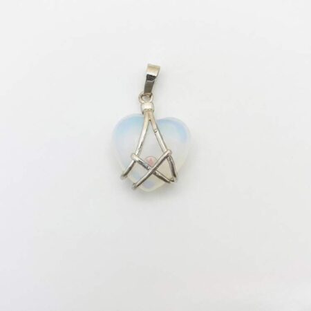 Opalite Small Heart Pendant
