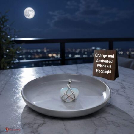 Opalite Small Heart Pendant