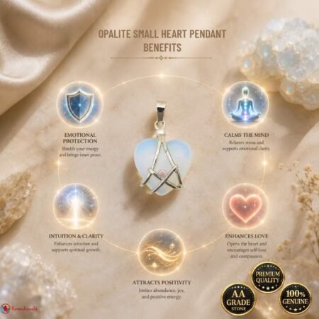 Opalite Small Heart Pendant