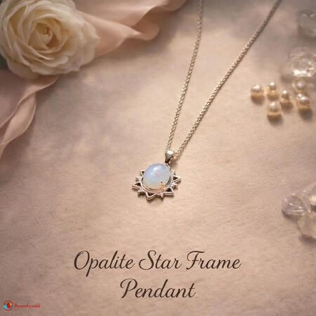 Opalite Star Frame Pendant