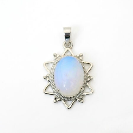 Opalite Star Frame Pendant