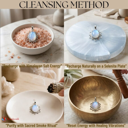 Opalite Star Frame Pendant