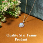 Opalite Star Frame pendant (4)