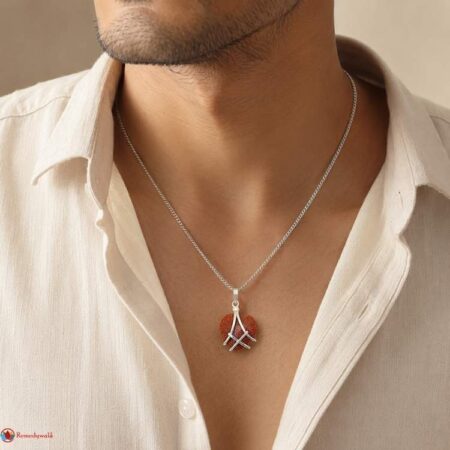 Red Goldstone Heart Pendant