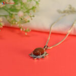 Red Goldstone Star Frame Pendant (3)