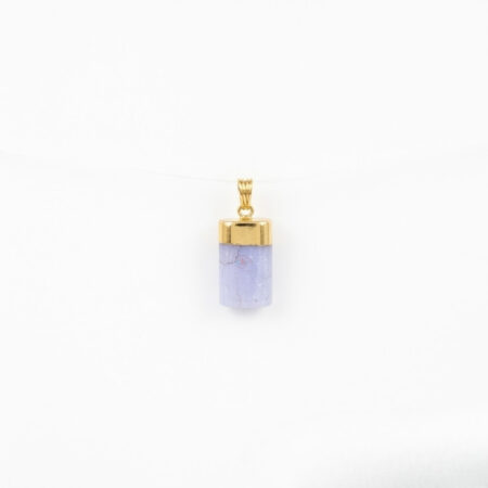 Selenite Cap Tumble Pendant