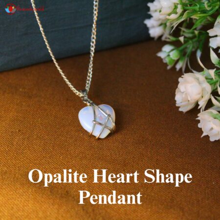 Opalite Small Heart Pendant
