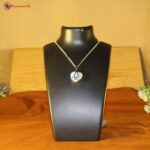 opalite heart shape pendant