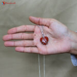 red jasper heart pendant