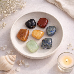 7 Chakra Tumble Plain Set