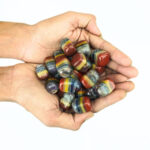 7 Chakra Bonded Tumble Stone (5)
