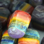 7 Chakra Bonded Tumble Stone (5)
