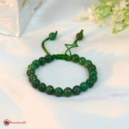Green Aventurine Macrame Bracelet