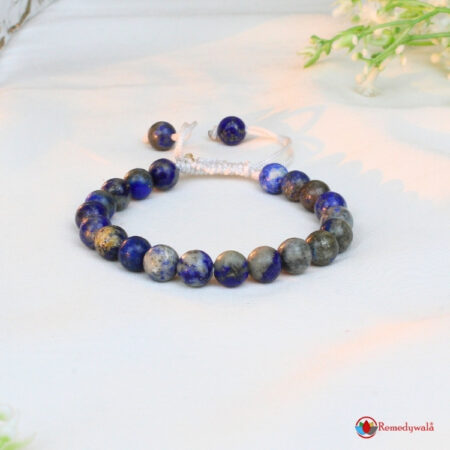 Lapis Lazuli Macrame Bracelet