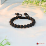 Lava Stone Macrame Bracelet