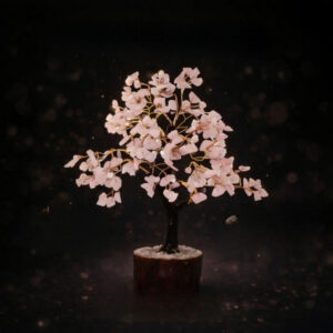 Rose Quartz Crystal Tree 300 Beads