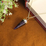 Amethyst Cone Polish Cap Pendant